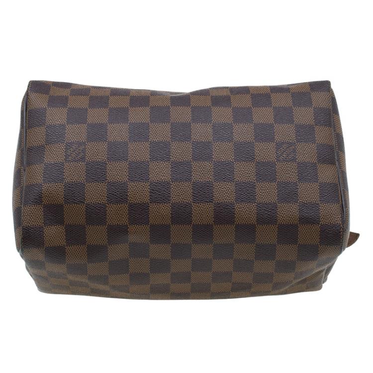 Pre Owned Louis Vuitton Damier Ebene Canvas Speedy 25 Bag