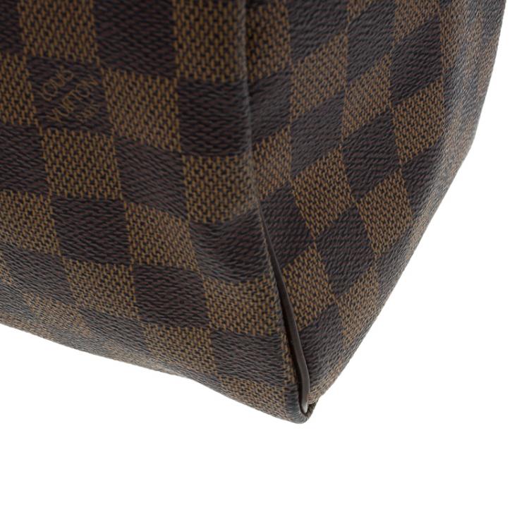 Pre Owned Louis Vuitton Damier Ebene Canvas Speedy 25 Bag