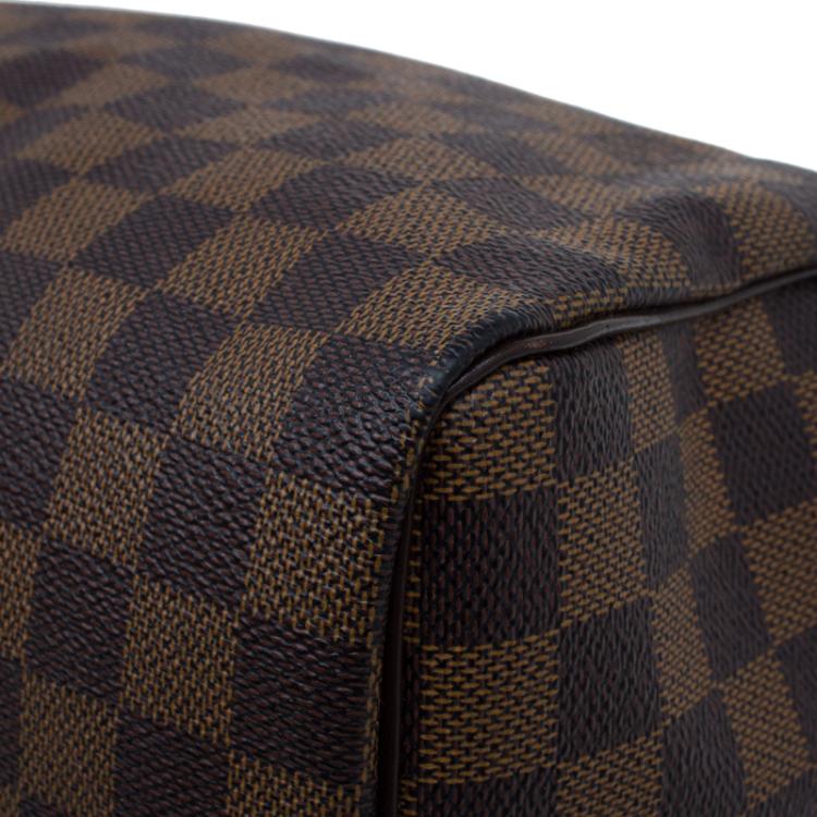 Pre Owned Louis Vuitton Damier Ebene Canvas Speedy 25 Bag