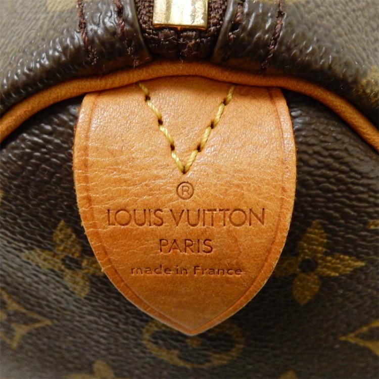 Pre Owned Louis Vuitton Monogram Canvas Speedy 35