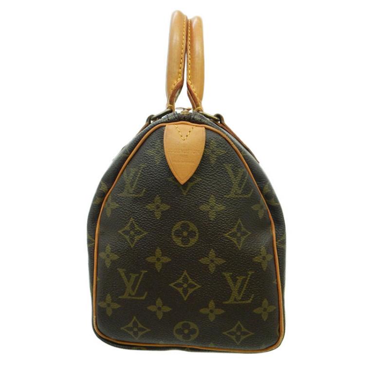 Pre Owned Louis Vuitton Monogram Canvas Speedy 25