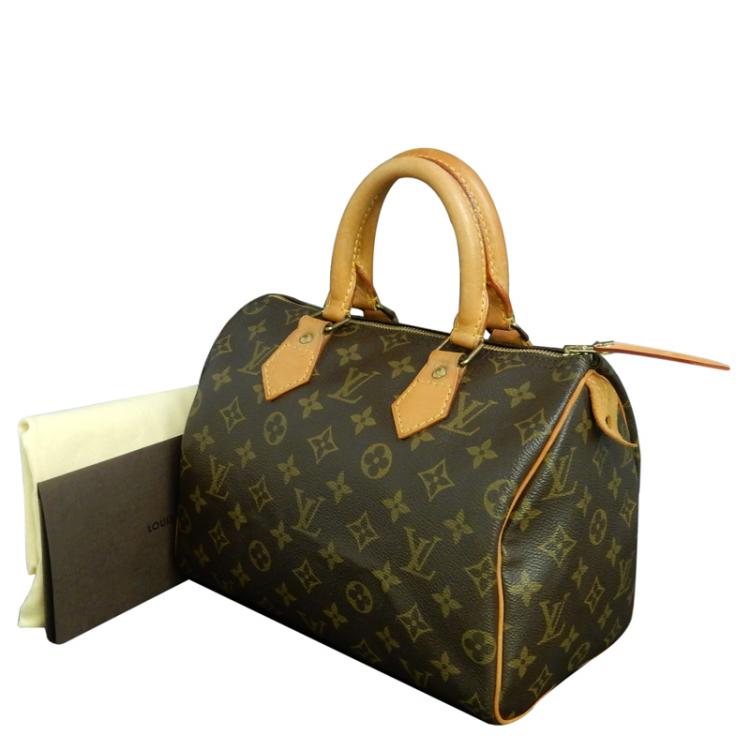 Pre Owned Louis Vuitton Monogram Canvas Speedy 25