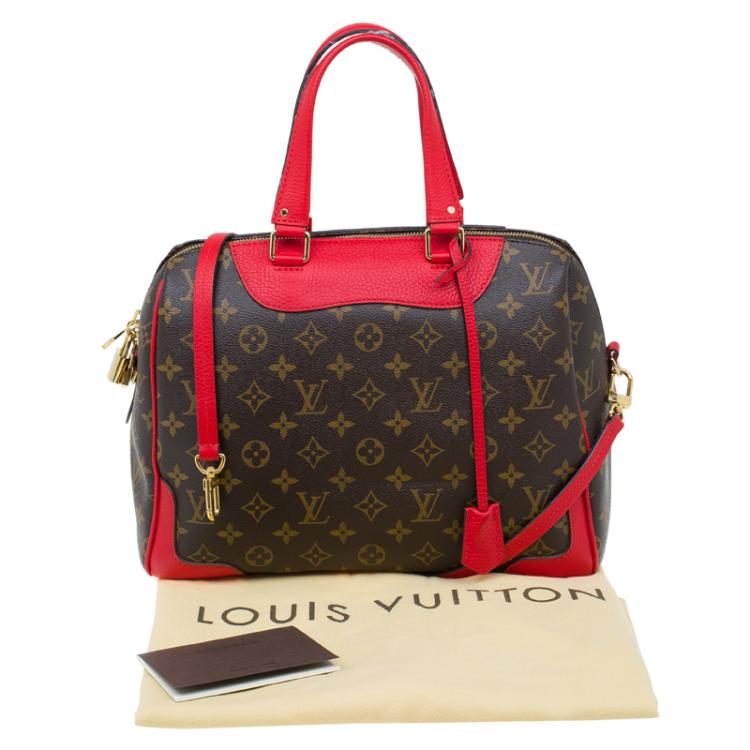 louis vuitton bag with red straps