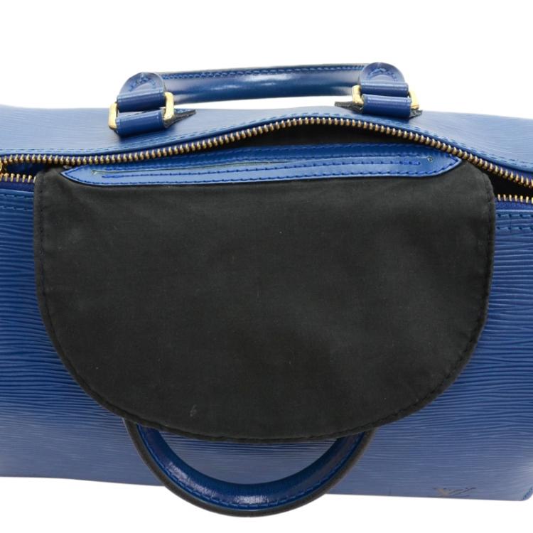 مملوكة مسبقًا Louis Vuitton Toledo Blue Epi Leather Speedy 25