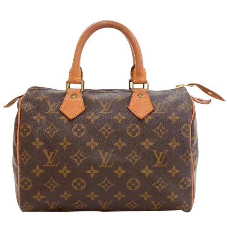 Pre Owned Louis Vuitton Monogram Canvas Speedy 25