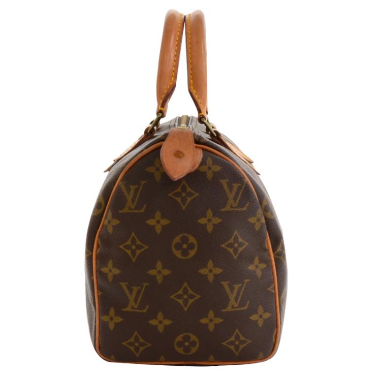 Pre Owned Louis Vuitton Monogram Canvas Speedy 25