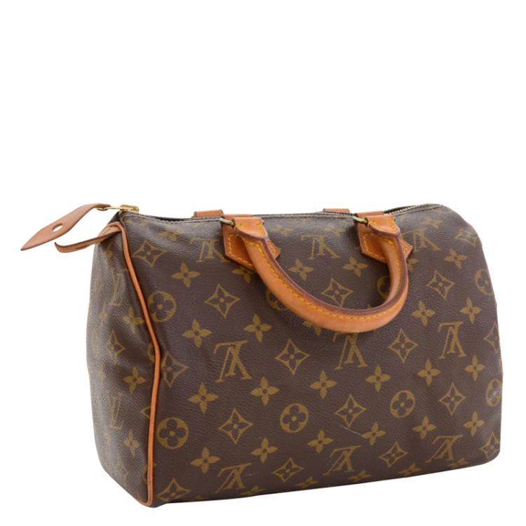 Pre Owned Louis Vuitton Monogram Canvas Speedy 25