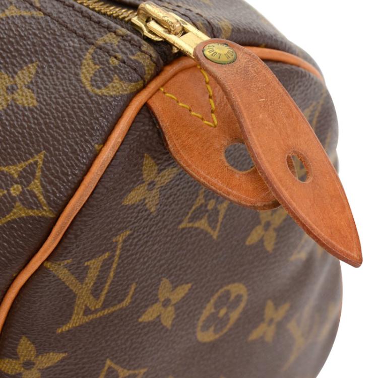 Pre Owned Louis Vuitton Monogram Canvas Speedy 25