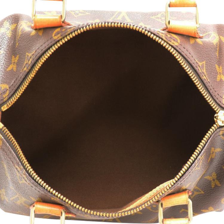 Pre Owned Louis Vuitton Monogram Canvas Speedy 25