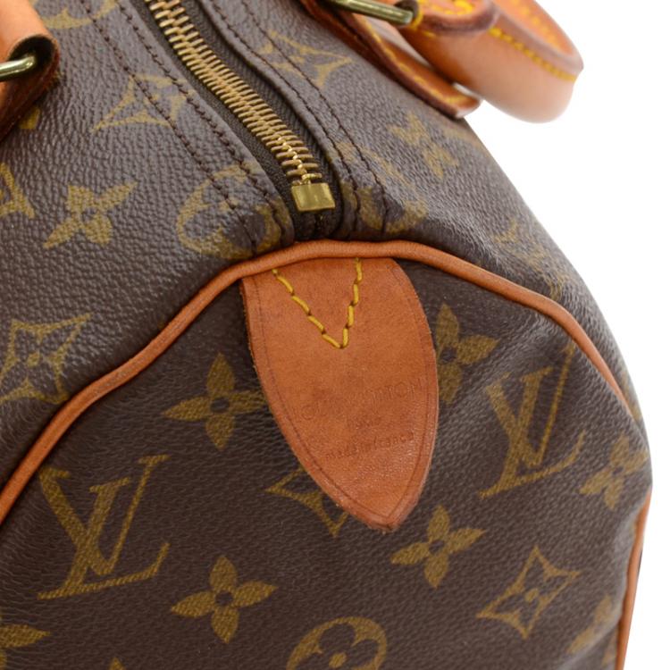 Pre Owned Louis Vuitton Monogram Canvas Speedy 25