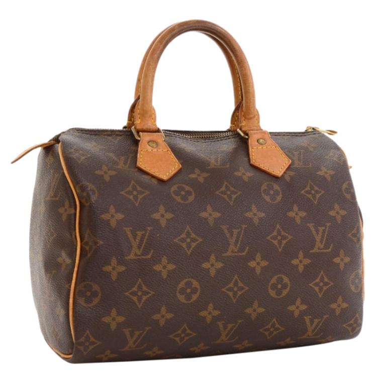 Pre Owned Louis Vuitton Monogram Canvas Speedy 25