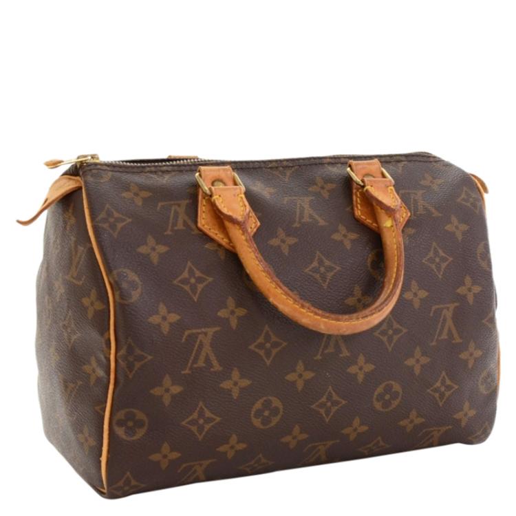 Pre Owned Louis Vuitton Monogram Canvas Speedy 25