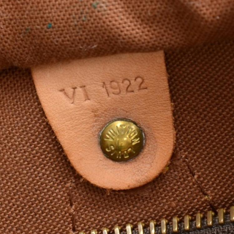Pre Owned Louis Vuitton Monogram Canvas Speedy 25
