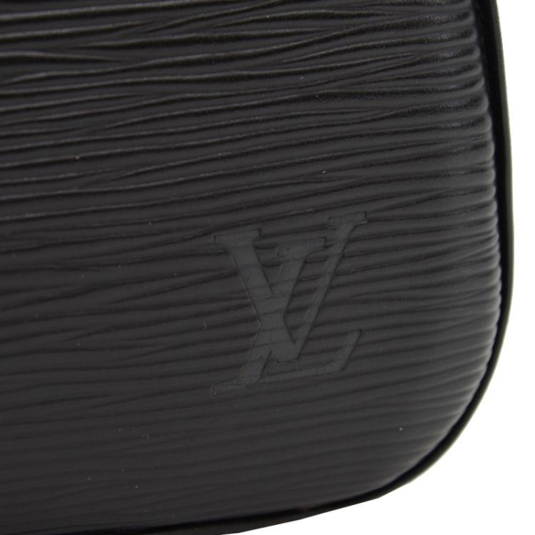 Pre Owned Louis Vuitton Black Epi Leather Jasmin Bag
