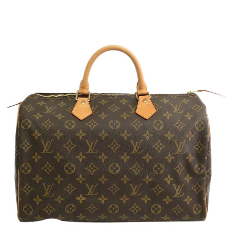 مملوكة مسبقًا Louis Vuitton Monogram Canvas Speedy 35