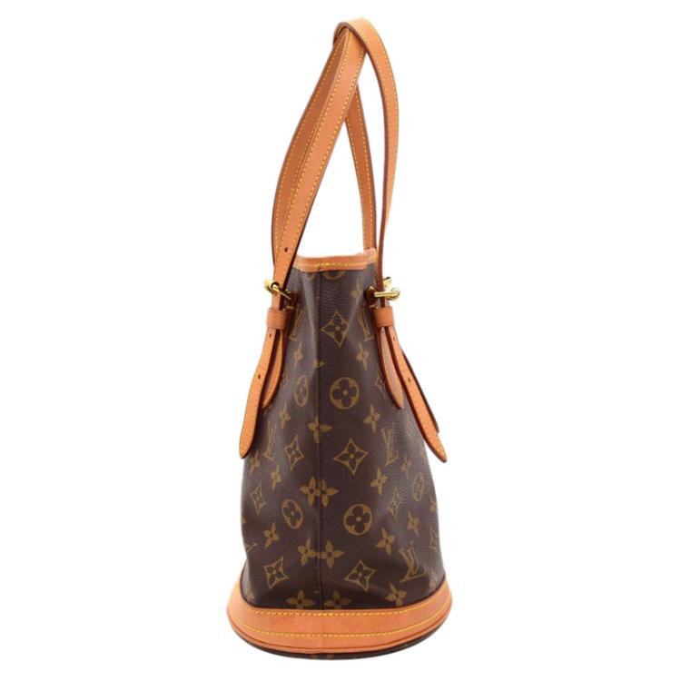 Pre Owned Louis Vuitton Monogram Canvas Bucket PM Bag
