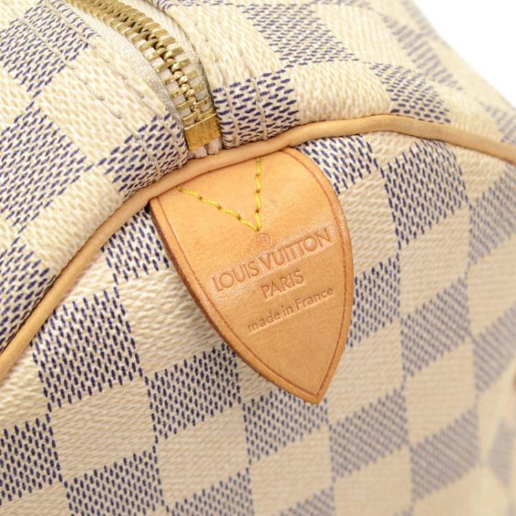 مملوكة مسبقًا Louis Vuitton Damier Azur Canvas Speedy 30