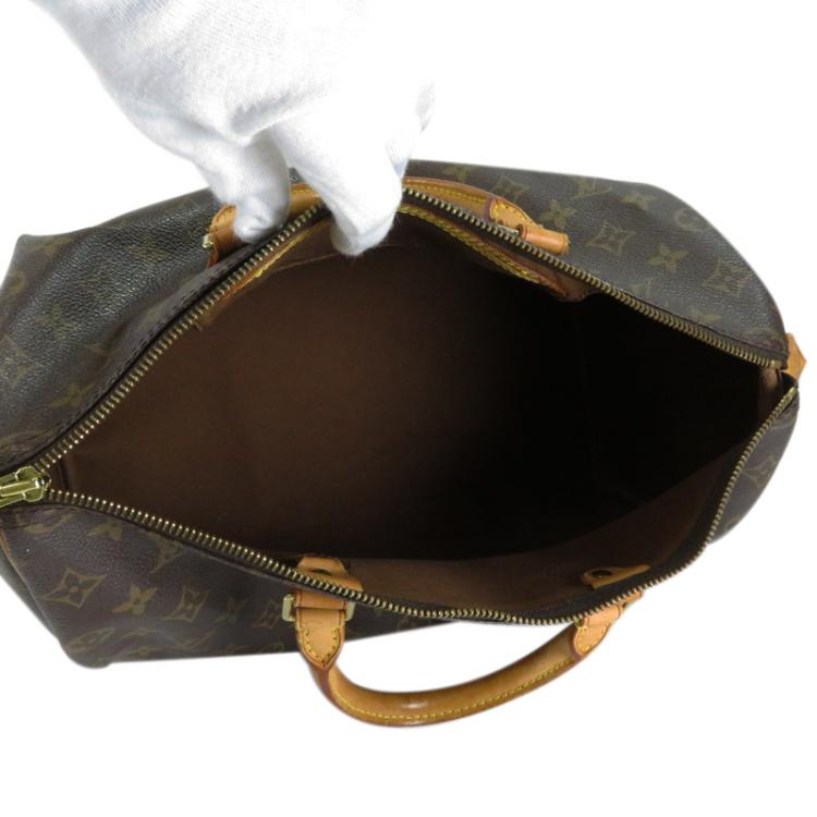 Pre Owned Louis Vuitton Monogram Canvas Speedy 35