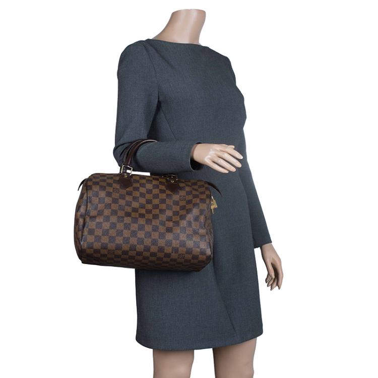مملوكة مسبقًا Louis Vuitton Damier Ebene Canvas Speedy 30 Bag