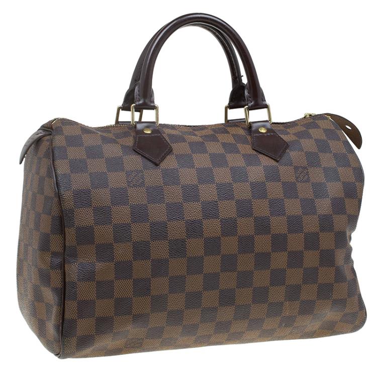 مملوكة مسبقًا Louis Vuitton Damier Ebene Canvas Speedy 30 Bag