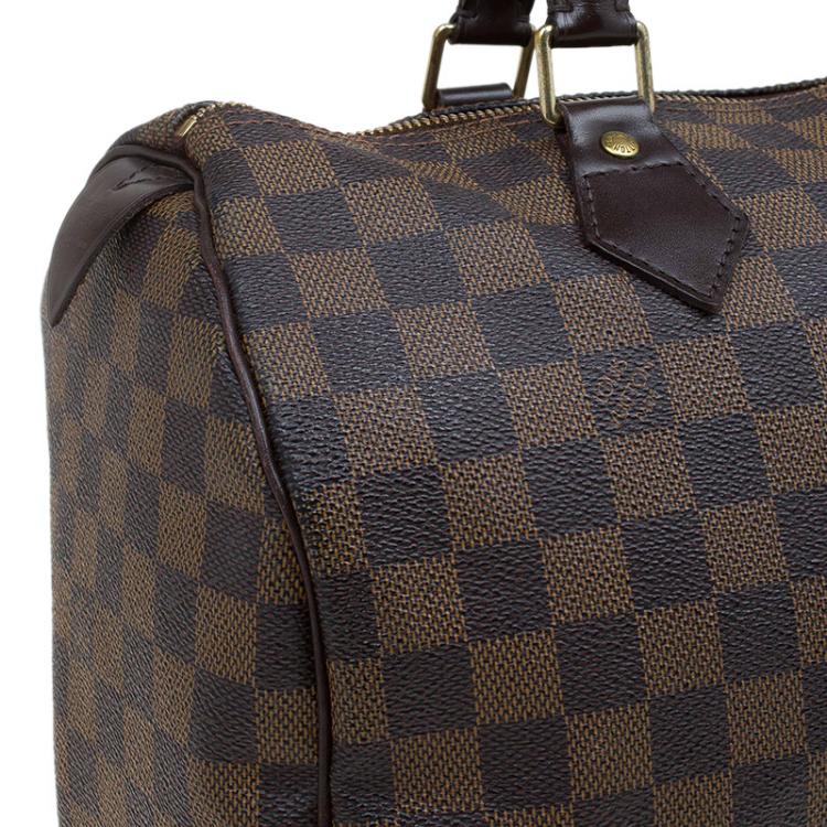مملوكة مسبقًا Louis Vuitton Damier Ebene Canvas Speedy 30 Bag