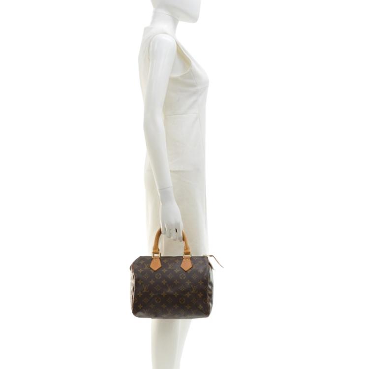Pre Owned Louis Vuitton Monogram Canvas Speedy 25