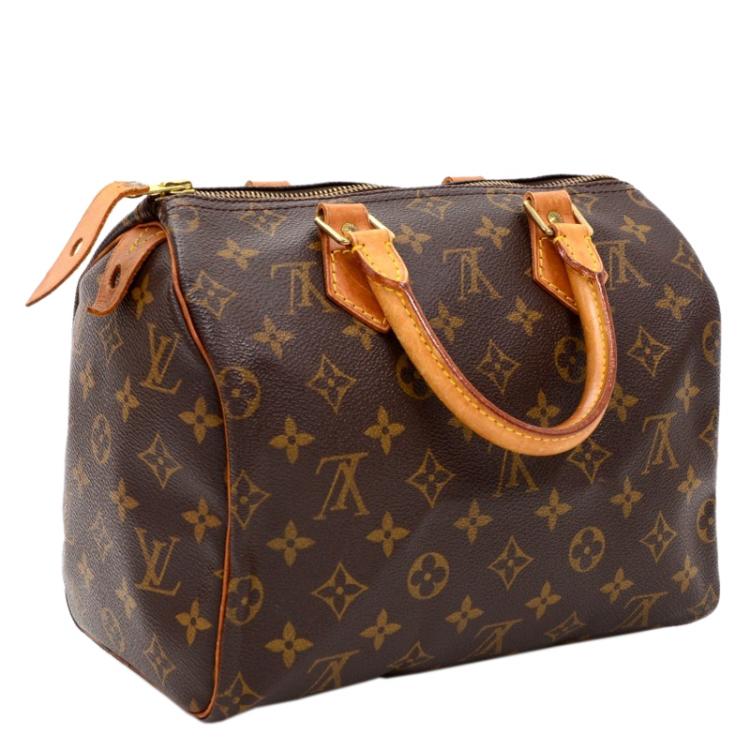 Pre Owned Louis Vuitton Monogram Canvas Speedy 25