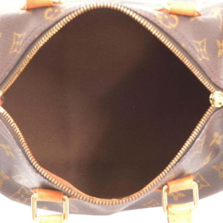 Pre Owned Louis Vuitton Monogram Canvas Speedy 25