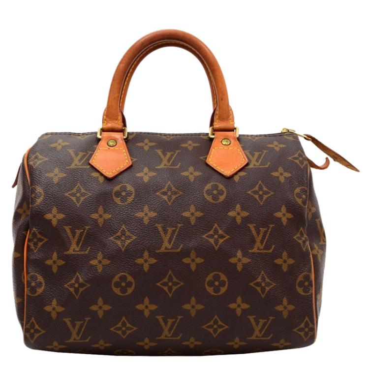 Pre Owned Louis Vuitton Monogram Canvas Speedy 25 