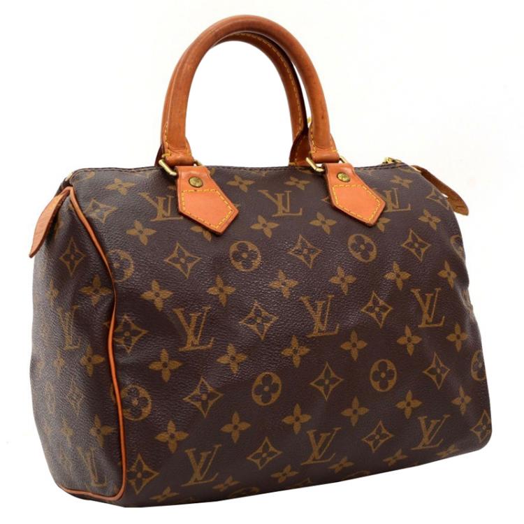Pre Owned Louis Vuitton Monogram Canvas Speedy 25 