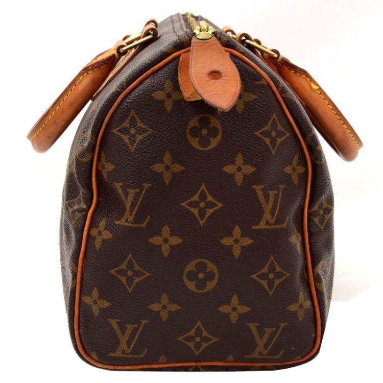 Pre Owned Louis Vuitton Monogram Canvas Speedy 25 