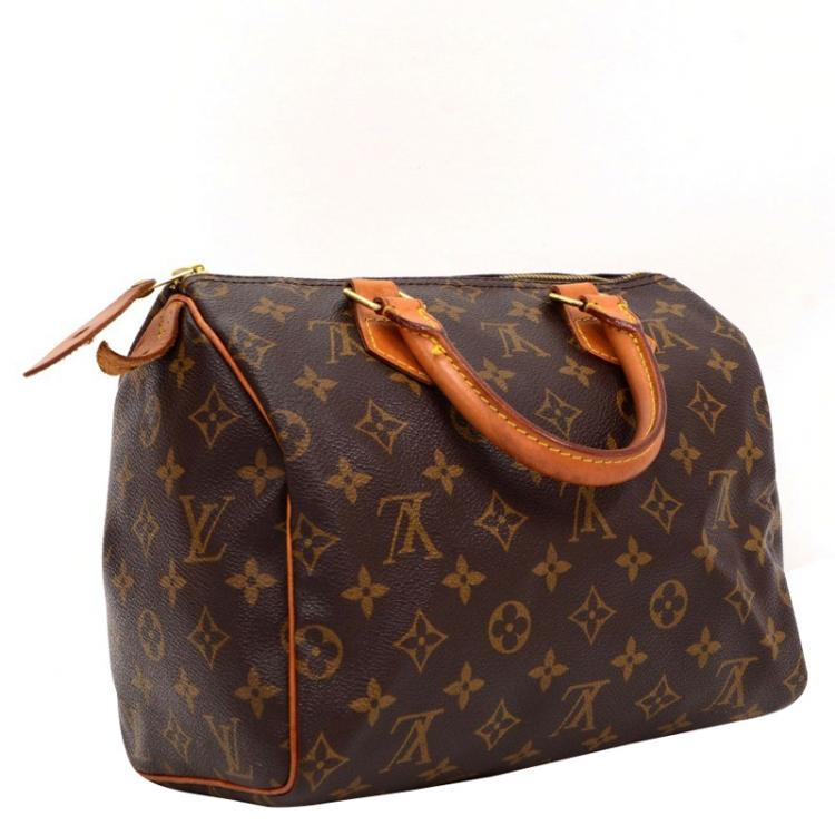 Pre Owned Louis Vuitton Monogram Canvas Speedy 25 