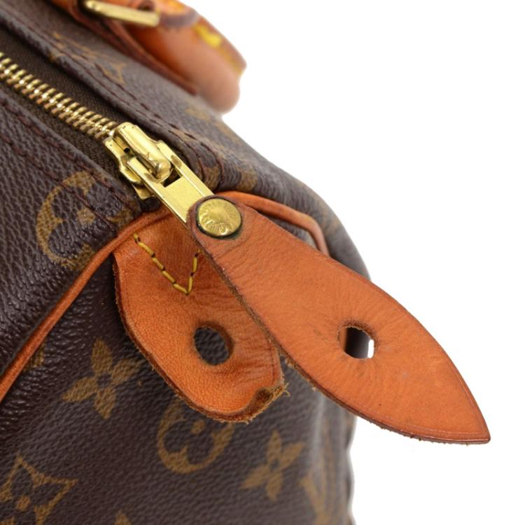 Pre Owned Louis Vuitton Monogram Canvas Speedy 25 