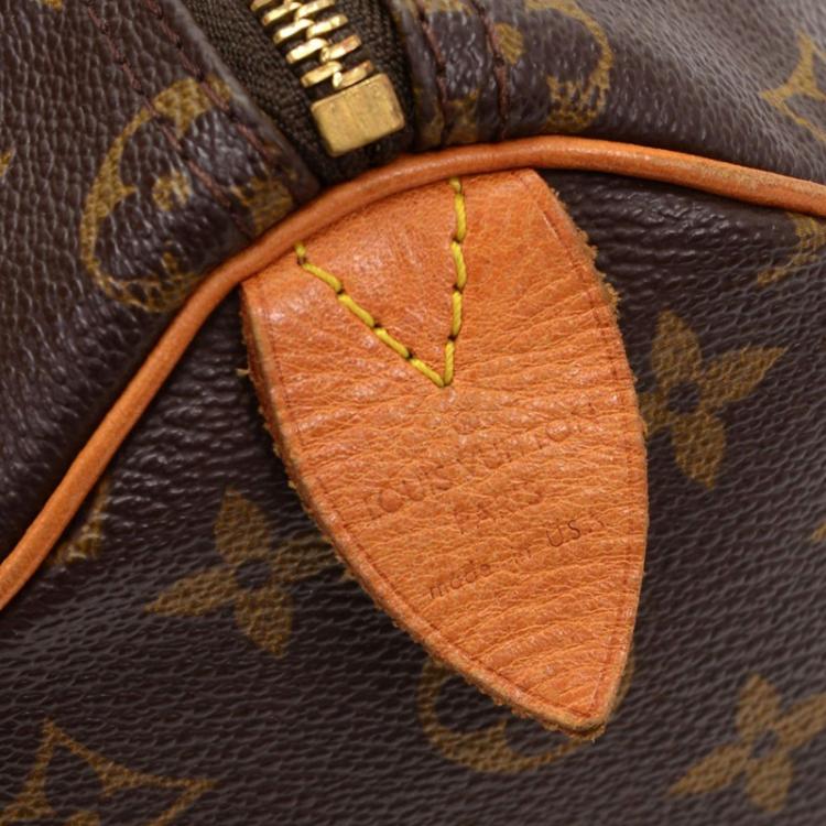 Pre Owned Louis Vuitton Monogram Canvas Speedy 25 