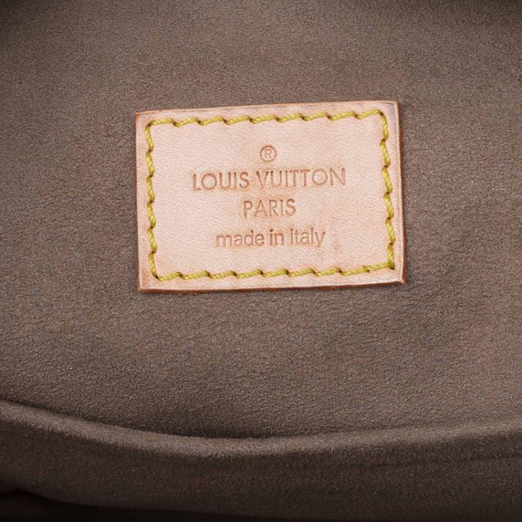 Pre Owned Louis Vuitton Black Multicolore Monogram Canvas Claudia Bag