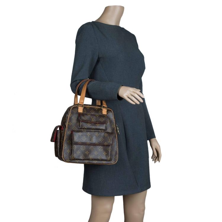 Louis Vuitton Monogram Excentri Cite Hand Bag M51161 LV F8813 GORGEOUS  AUTHENTIC
