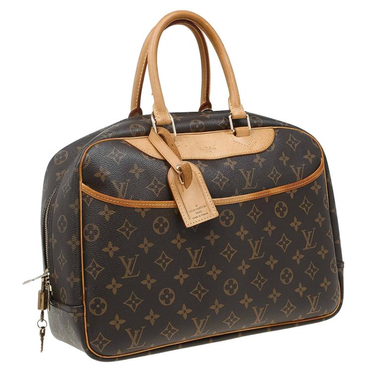 Pre Owned Louis Vuitton Monogram Canvas Deauville Bag
