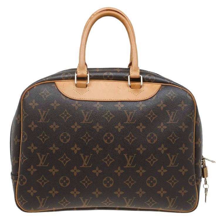 Pre Owned Louis Vuitton Monogram Canvas Deauville Bag