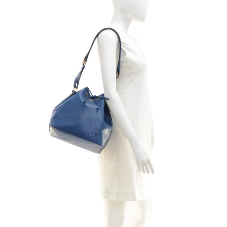 Louis Vuitton Toledo Blue Epi Leather Petit Noe Bag Louis Vuitton