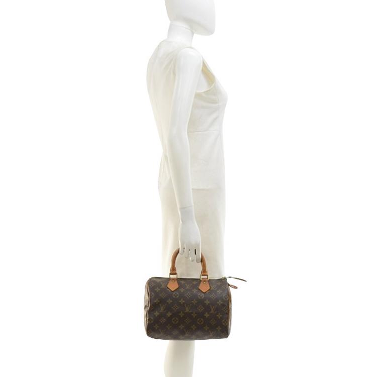 Pre Owned Louis Vuitton Monogram Canvas Speedy 25