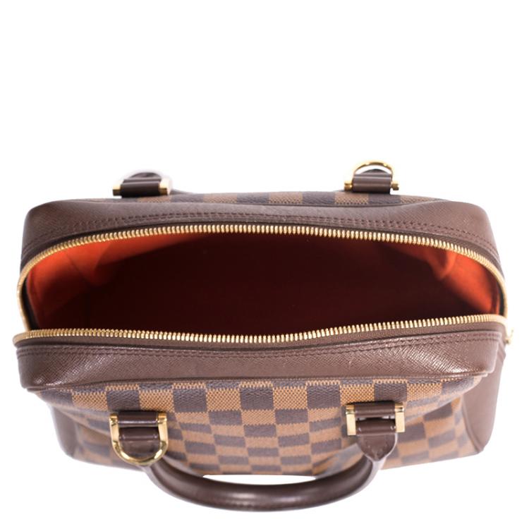 Pre Owned Louis Vuitton Damier Ebene Canvas Brera Bag