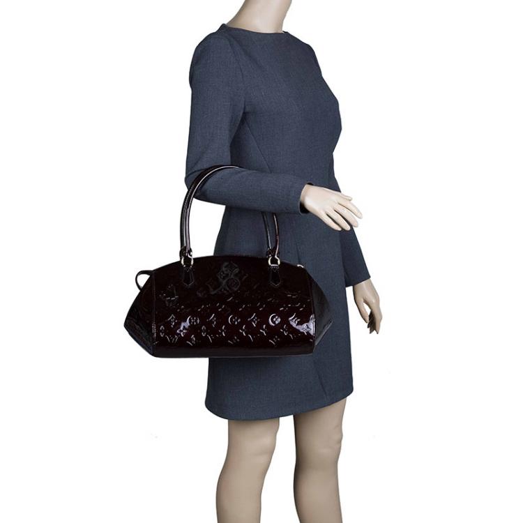 Louis Vuitton Monogram Vernis Sherwood Pm - Burgundy Shoulder Bags
