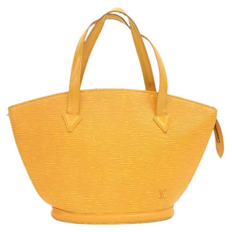 Louis Vuitton Yellow Epi Leather Saint Jacques PM Bag Louis Vuitton ...