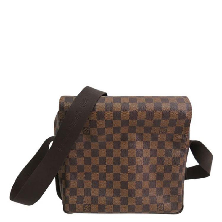 Pre Owned Louis Vuitton Damier Ebene Canvas Naviglio Messenger Bag