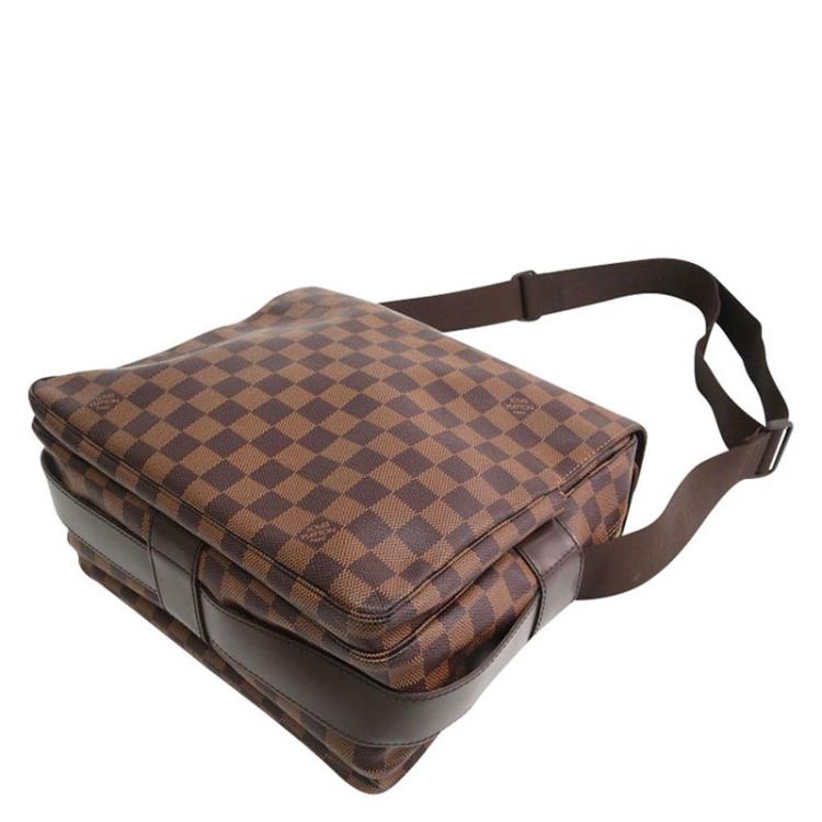 Pre Owned Louis Vuitton Damier Ebene Canvas Naviglio Messenger Bag