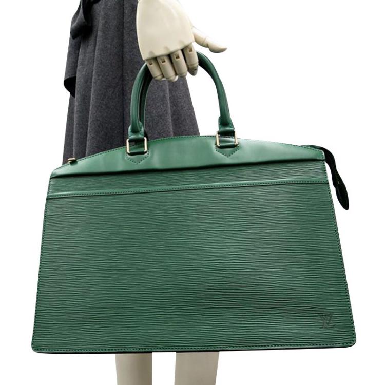 Louis Vuitton Green Epi Leather Riviera Tote Bag Louis Vuitton