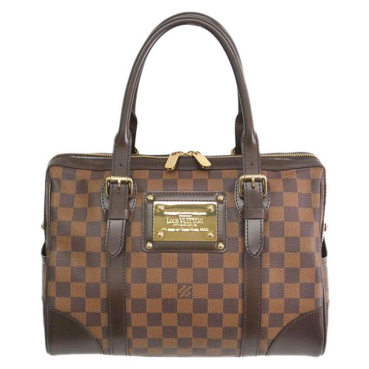 Pre Owned Louis Vuitton Damier Ebene Berkeley Satchel
