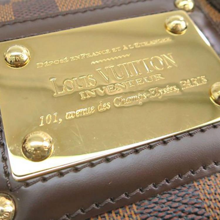 Pre Owned Louis Vuitton Damier Ebene Berkeley Satchel