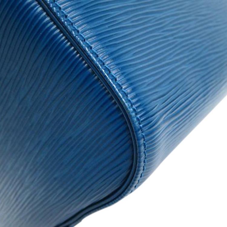 Pre Owned Louis Vuitton Toledo Blue Epi Leather Speedy 30