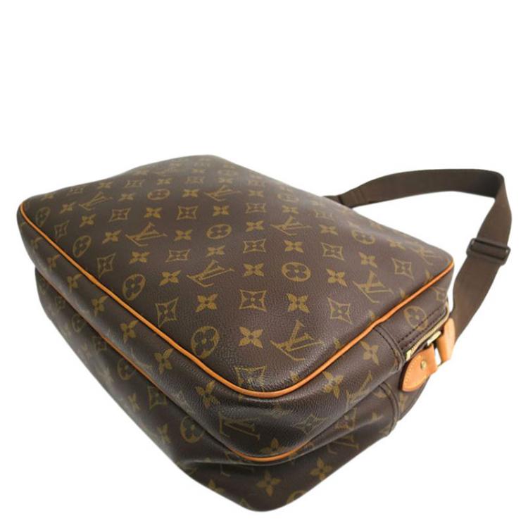 Pre Owned Louis Vuitton Monogram Canvas Reporter Messenger GM